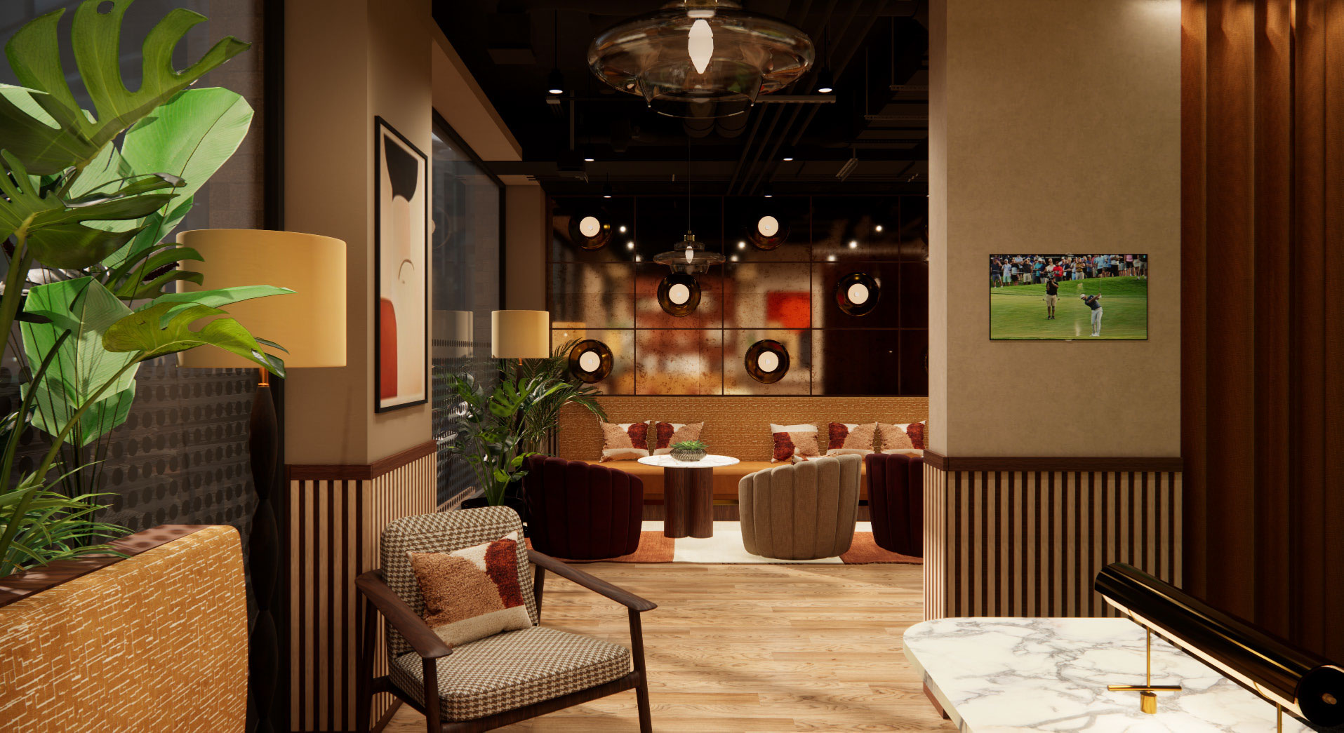 The lounge